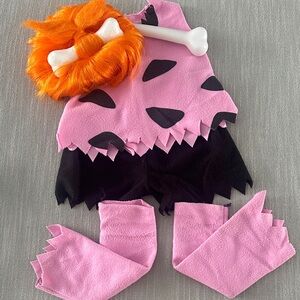 Pebbles Pink and Black Cave Explorer Costume